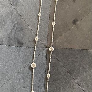 Ippolita sterling silver and quartz necklace 36 inches.